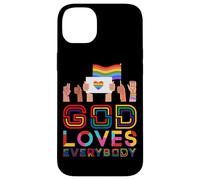 God Loves Everybody Gay Christian Rainbow Meme Case for iPhone 14 Plus