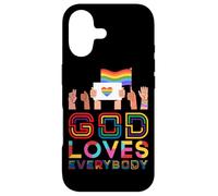 God Loves Everybody Gay Christian Rainbow Meme Case for iPhone 17