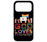 God Loves Everybody Gay Christian Rainbow Meme Case for iPhone 17 Pro Max