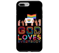 God Loves Everybody Gay Christian Rainbow Meme Case for iPhone 7 Plus/8 Plus
