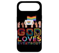 God Loves Everybody Gay Christian Rainbow Meme Case for iPhone Air