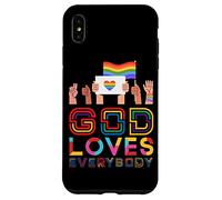 God Loves Everybody Gay Christian Rainbow Meme Case for iPhone XS Max