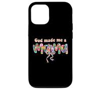 God Loves Me Made Me A Mama Christian Mama Mother's Day Mama Case for iPhone 12/12 Pro
