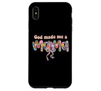 God Loves Me Made Me A Mama Christian Mama Mother's Day Mama Case for iPhone XS Max