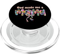 God Loves Me Made Me A Mama Christian Mama Mother's Day Mama PopSockets PopGrip for MagSafe