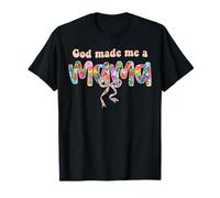 God Loves Me Made Me A Mama Christian Mama Mother's Day Mama T-Shirt