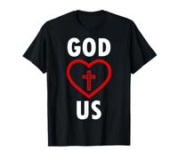 GOD Loves US Religious Christian Jesus T-Shirt