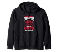 God Made Firefighter Because Cops Need Heroes Too Zip Hoodie