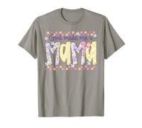 God Made Me A Mama Coquette Floral Christian Mama Girly T-Shirt