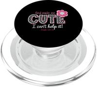 God Made Me Cute I Can't Help It Psalm 139:14 Christian PopSockets PopGrip for MagSafe
