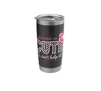 God Made Me Cute I Can't Help It Psalm 139:14 Christian Stainless Steel Insulated Tumbler