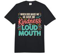 God Made Me Kind and Loud-Mouthed - Comfort Colors Adult Heavyweight T-Shirt
