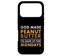 God Made Peanut Butter Make Up for Mondays Peanut Butter Case for iPhone 17 Pro