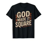 God Made Squarebody Eighth Day Perfectly Humor Religious T-Shirt