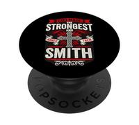 God Made The Strongest And Named Them Smith Faith Design PopSockets Adhesive PopGrip