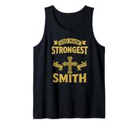 God Made The Strongest and Named Them Thomas Faith Design Tank Top