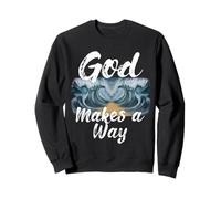 God Makes a Way (Crossing the Red Sea/Passover) Sweatshirt