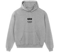 God Men's Hoodie - Gray / L