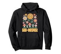 GOD-MOTHER Mother’s Day Floral Sunflower Mushroom Style Pullover Hoodie