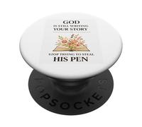 God Not Done Yet Faith Over Fear Always Bible Messaging Hope PopSockets Adhesive PopGrip