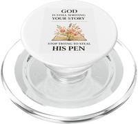 God Not Done Yet Faith Over Fear Always Bible Messaging Hope PopSockets PopGrip for MagSafe