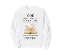 God Not Done Yet Faith Over Fear Always Bible Messaging Hope Sweatshirt