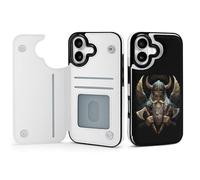 God Odin Mobile Phone Flip Cases Compatible with iPhone 17/17 Air/17 Pro/17 Pro Max Anti-Scratch Covers