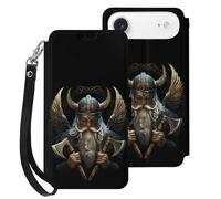 God Odin Mobile Phone Front Flip Cases Compatible with iPhone 17/17 Air/17 Pro/17 Pro Max Anti-Scratch Covers