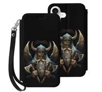 God Odin Mobile Phone Front Flip Cases Compatible with iPhone 17/17 Air/17 Pro/17 Pro Max Anti-Scratch Covers