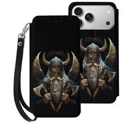 God Odin Mobile Phone Front Flip Cases Compatible with iPhone 17/17 Air/17 Pro/17 Pro Max Anti-Scratch Covers
