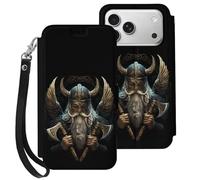 God Odin Mobile Phone Front Flip Cases Compatible with iPhone 17/17 Air/17 Pro/17 Pro Max Anti-Scratch Covers