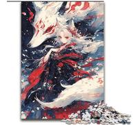 God of Foxes Jigsaw Puzzles for Adults 1000 Jigsaws, Suitable for Ages 14 And Up Family Fun It Is Ideal As A Gift for The Whole Family (26x38cm)