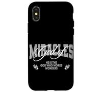 God Of Miracles He is The God Who Works Wonders Christian Case for iPhone X/XS