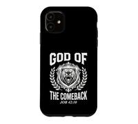 God Of The Comeback Job 4210 Christian Faith Bear Shield Case for iPhone 11