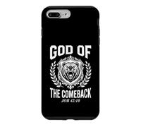 God Of The Comeback Job 4210 Christian Faith Bear Shield Case for iPhone 7 Plus/8 Plus