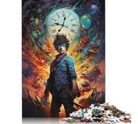 God of Time Jigsaw Puzzles 1000 Pieces for Adults Wooden Puzzles Brain Exercise Challenge Game Entertainment Gifts Teenagers Family Activity 1000pcs (75x50cm)
