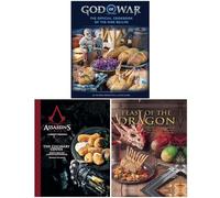 God of War The Official Cookbook, Assassin's Creed The Culinary Codex & Feast of the Dragon 3 Books Collection Set