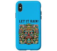 God Of Water Aztec Statue Tláloc & Ancient Mexican History Case for iPhone X/XS
