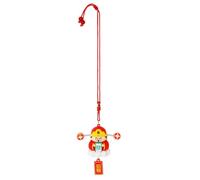 God of Wealth Car Mirror Hanging Ornament PVC Car Interior Decor