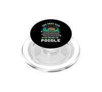 God Once Said God Created The Poodle Funny Puppy Dog Lover PopSockets PopGrip for MagSafe
