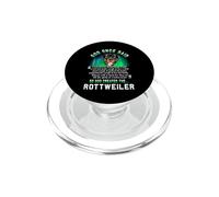 God Once Said God Created The Rottweiler Puppy Dog Lover PopSockets PopGrip for MagSafe