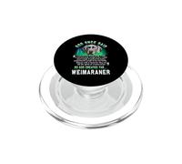 God Once Said God Created The Weimaraner Funny Dog Lover PopSockets PopGrip for MagSafe