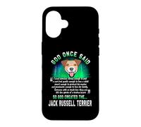 God Once Said Jack Russell Terrier Funny Puppy Dog Lover Case for iPhone 16