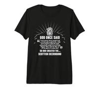 God Once Said Scottish Deerhound T-Shirt Dog Gift Premium T-Shirt
