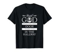 God Opens Doors Graphic Praise Him Jesus Faith Christian T-Shirt