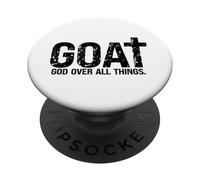 God Over All Things Christian Faith - Bible Verse Religious PopSockets Adhesive PopGrip