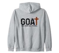 God over all things. Jesus first greatest of all Zip Hoodie