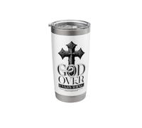 God Over Everything | Jesus Christian Stainless Steel Insulated Tumbler