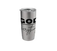 God Over Everything Mathematical Expression Stainless Steel Insulated Tumbler
