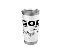 God Over Everything Mathematical Expression Stainless Steel Insulated Tumbler